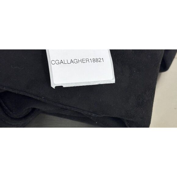 Zara Womens Biker Jacket Size S Black Faux Suede Cropped 6318/022 NWT - Picture 10 of 10